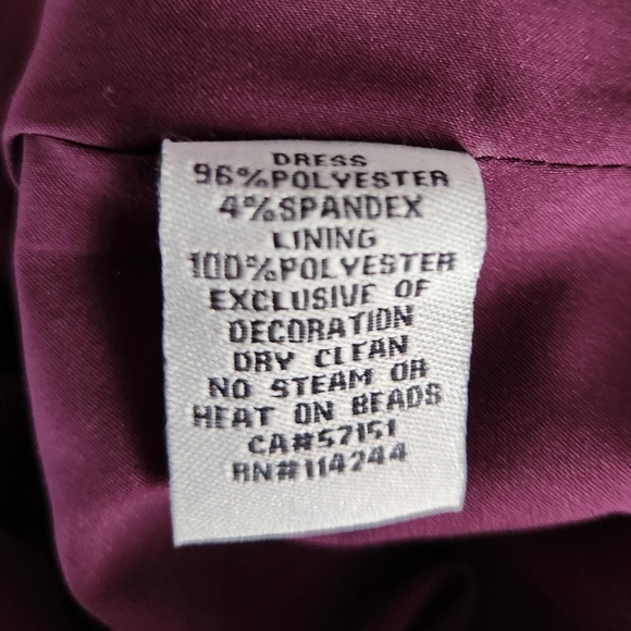 Eliza J Purple One Shoulder Dress Size 6 - Picture 6 of 6